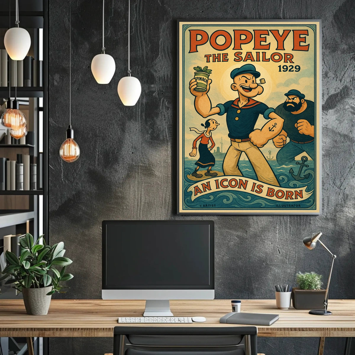 Popeye 1929 Art Poster POP-242