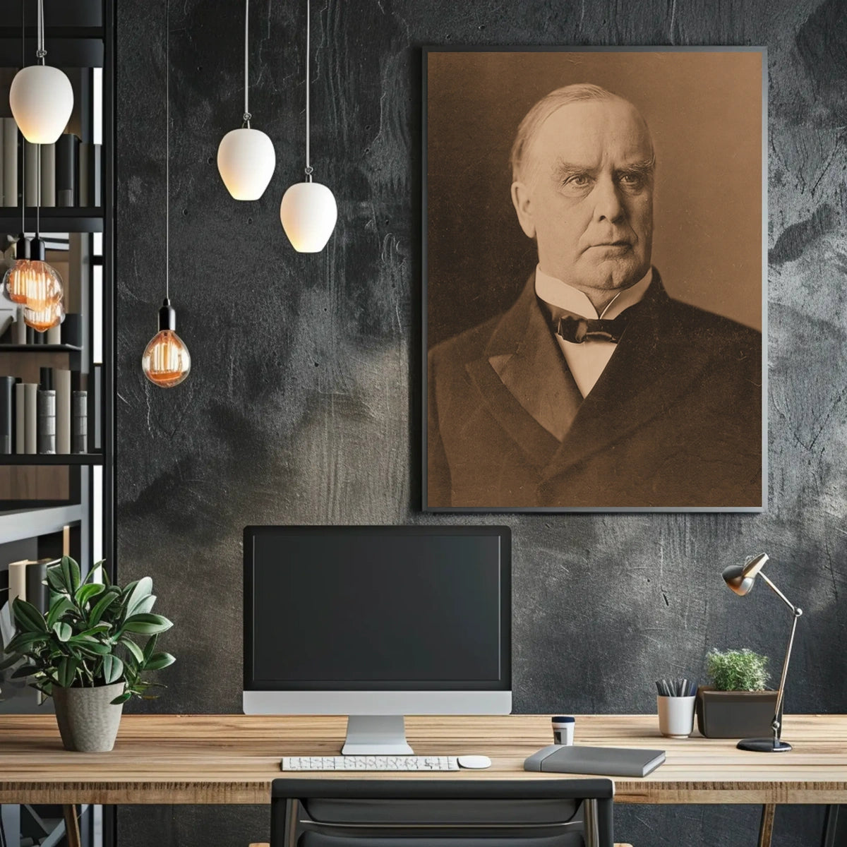 Portrait of a Distinguished Leader Poster