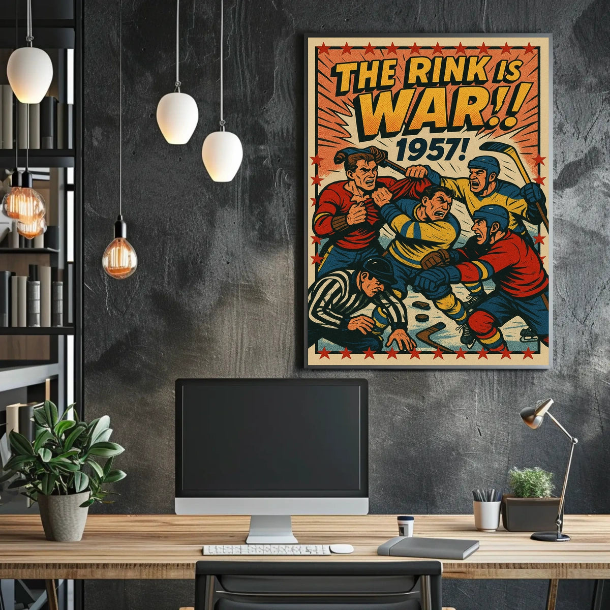 The Rink is War 1957 Poster