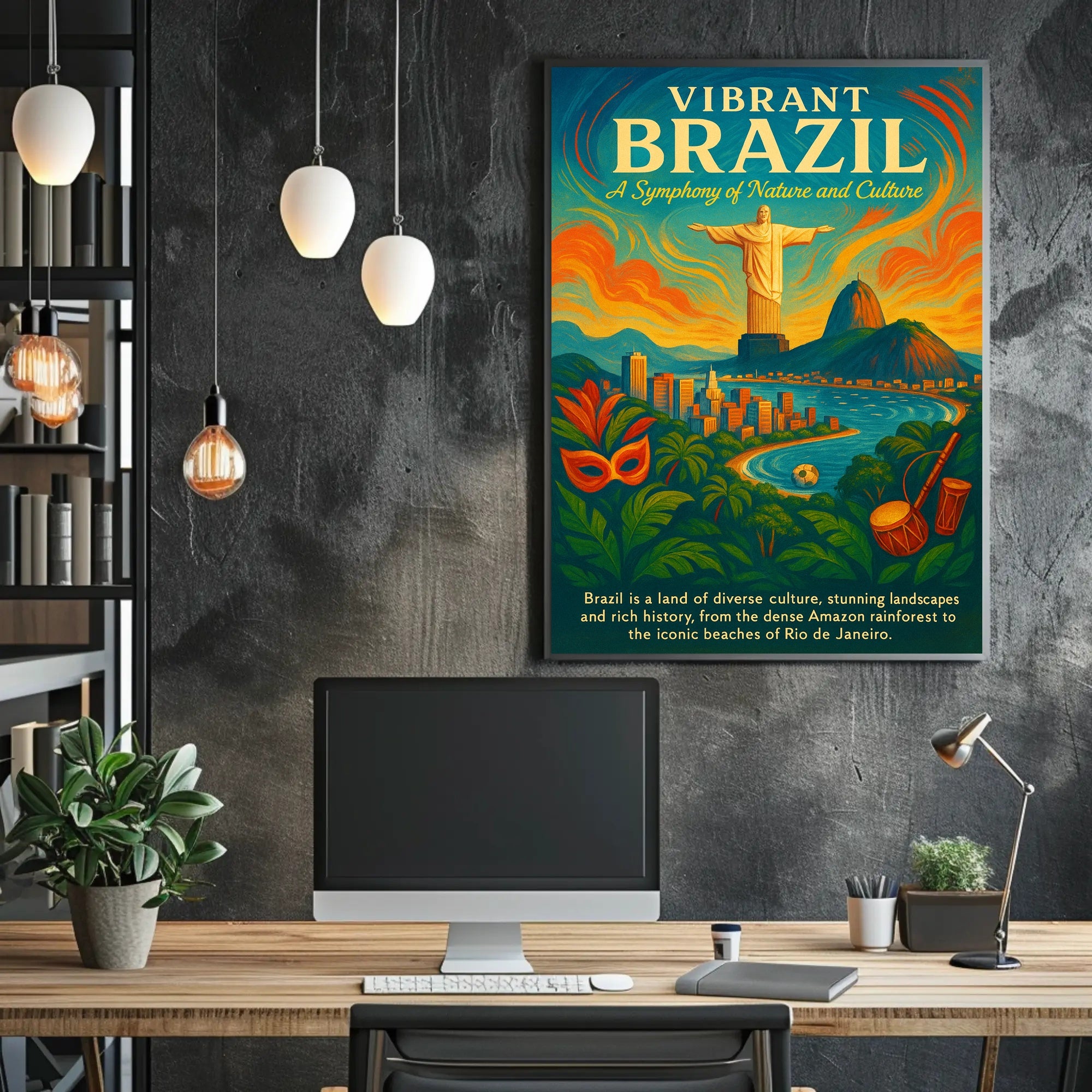 Vibrant Brazil A Symphony Of Nature Poster