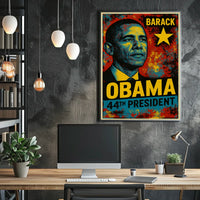 Barack Obama 44th President of the United States Graffiti Pop Art Poster