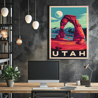 Iconic Utah Landscape Poster