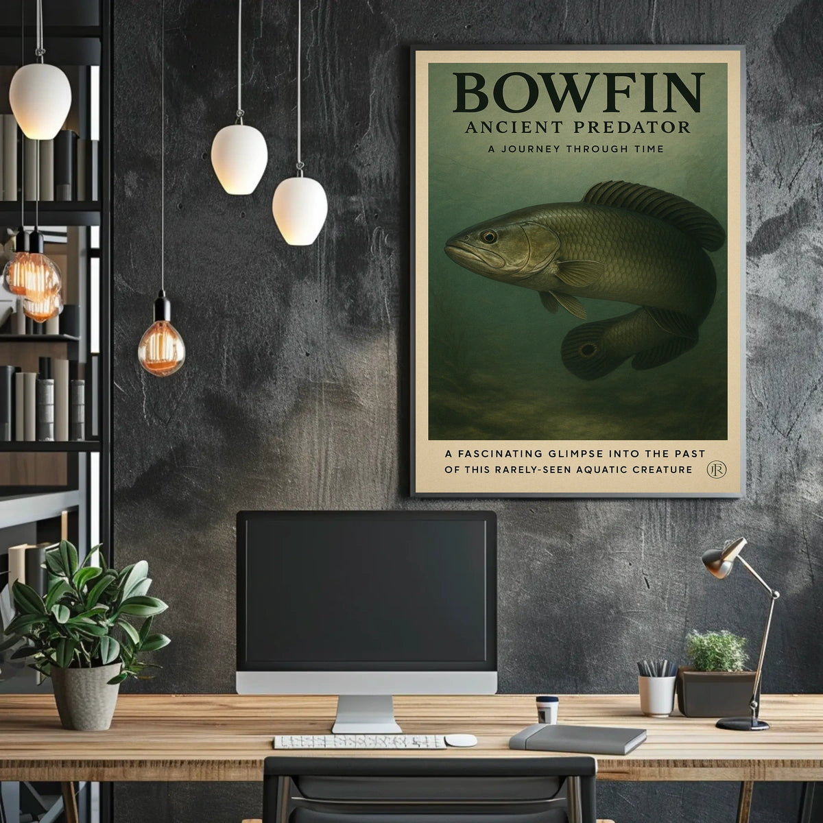 Bowfin Ancient Predator Poster