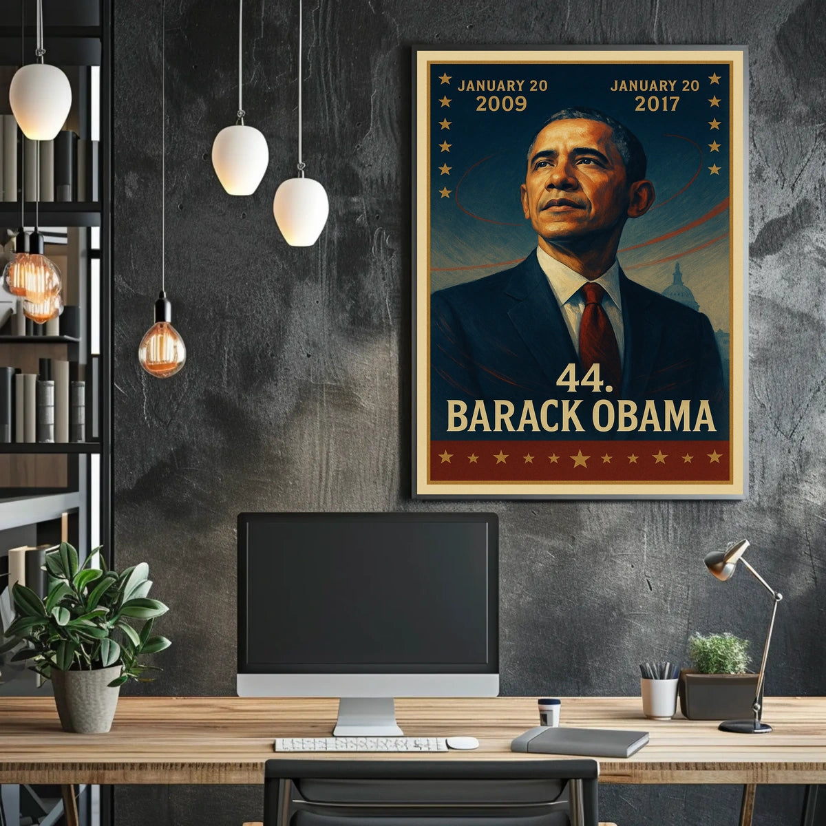 Barack Obama Inspirational Print Historical or Presidential Poster