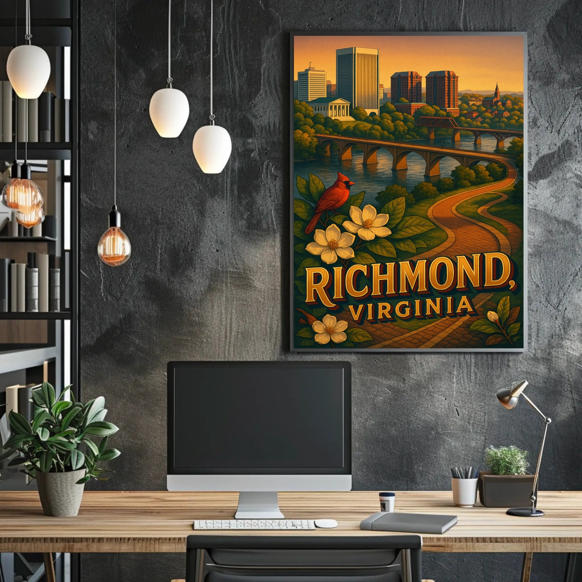 Richmond, Virginia Scenic Poster