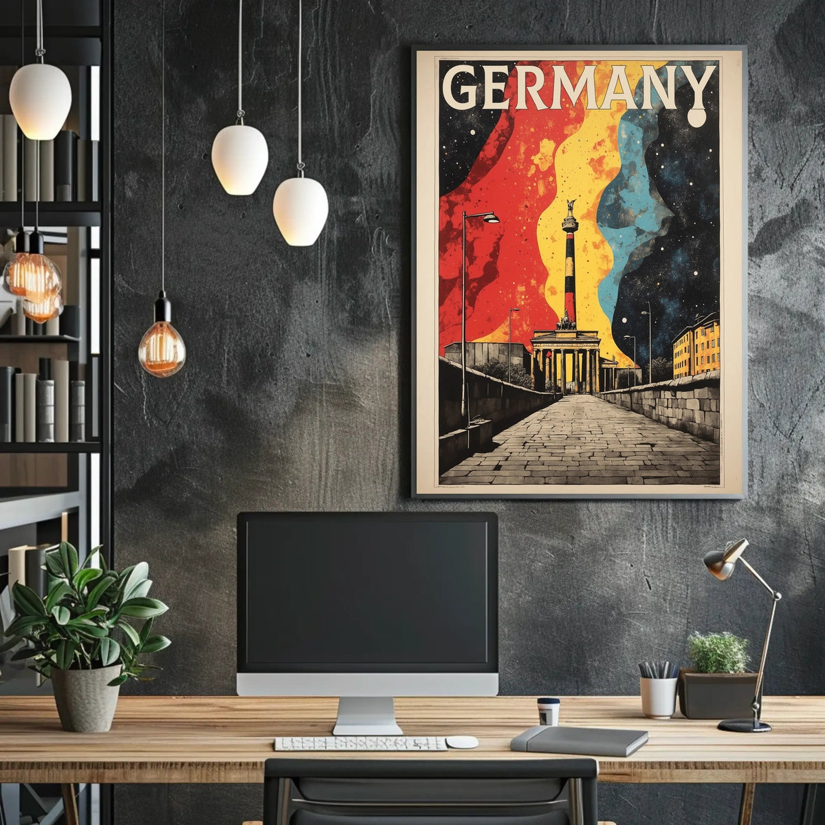 Germany Vibrant Pathway Poster