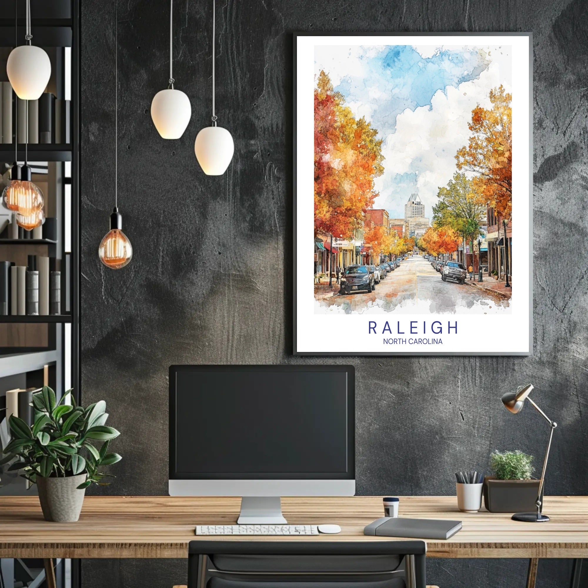 Autumn in Raleigh Poster PosterGoat