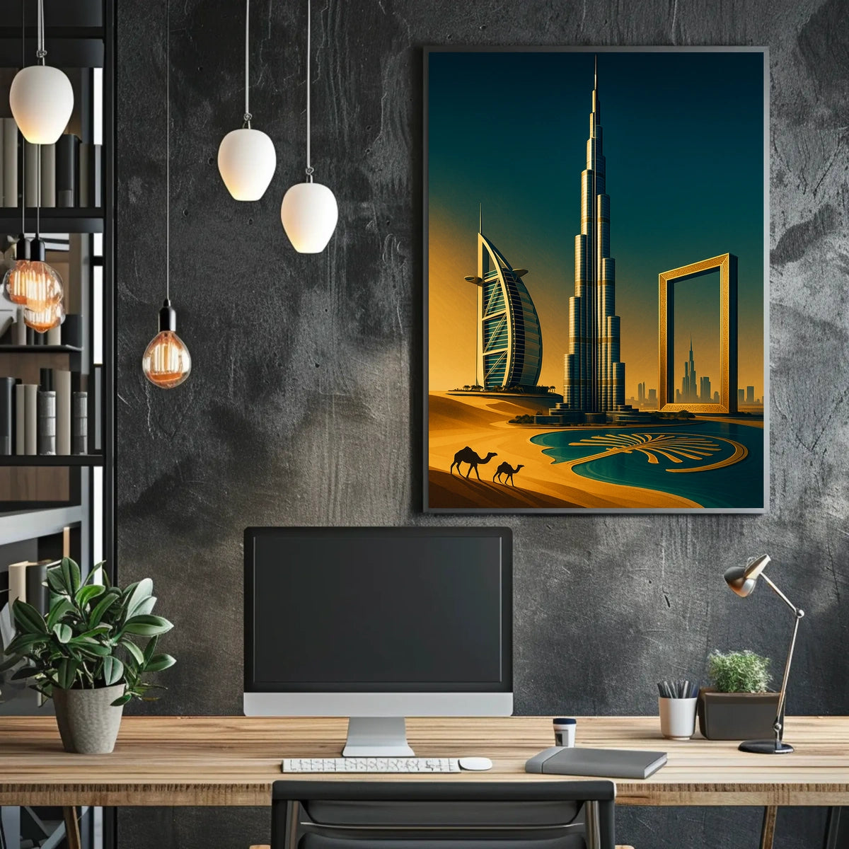 Architectural Wonders Of Dubai Poster