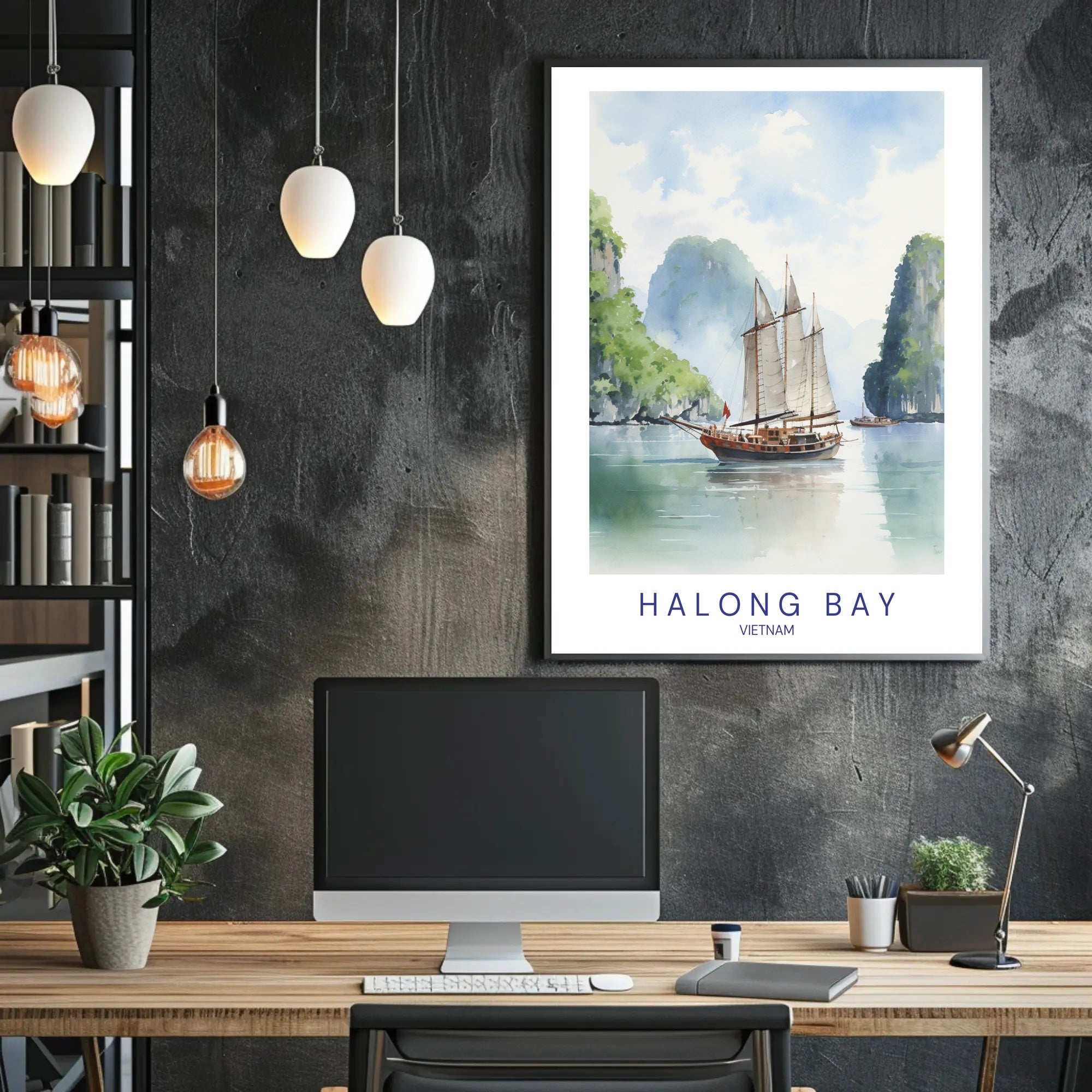 Halong Bay Serenity Travel Poster PosterGoat