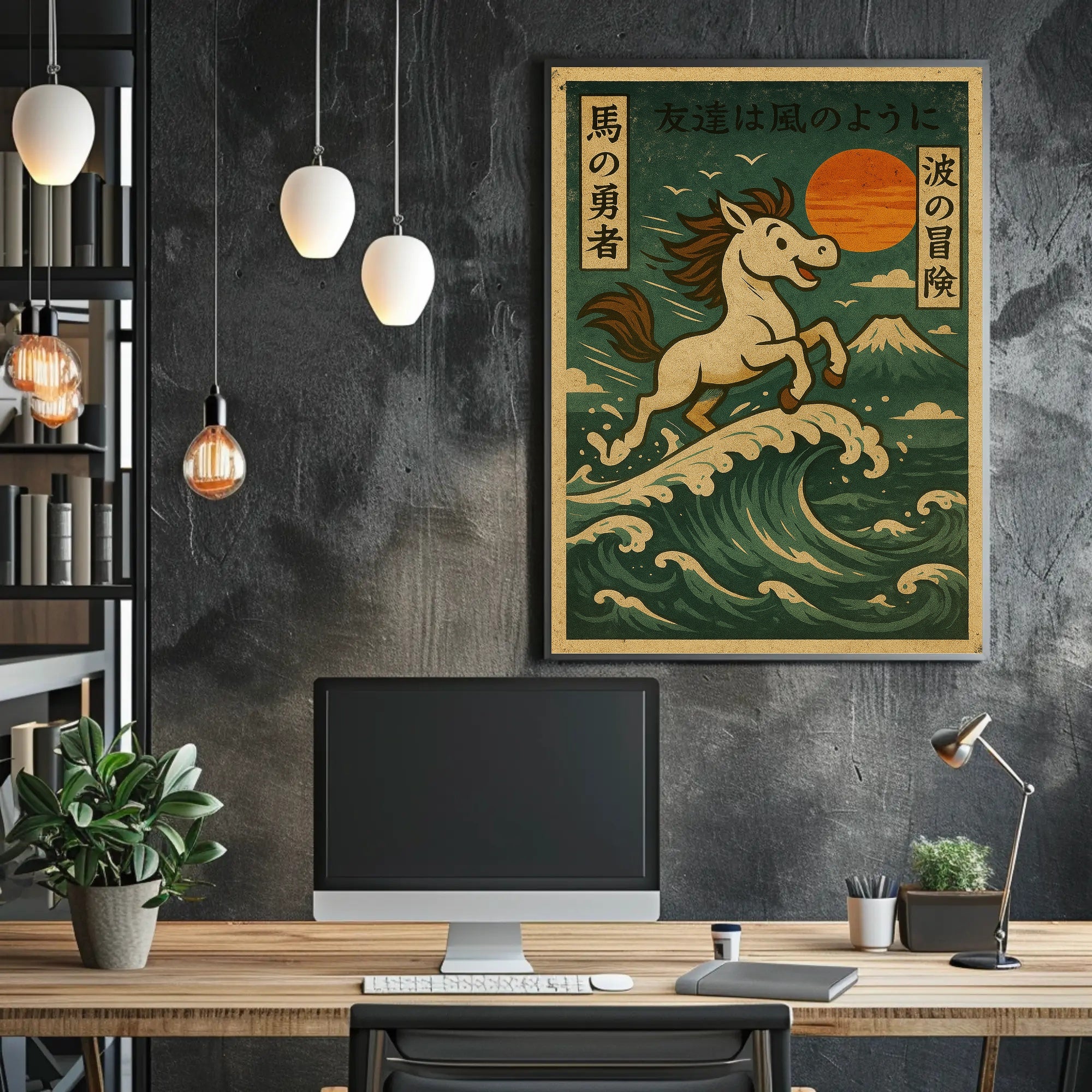 The Brave Horses Adventure Poster PosterGoat