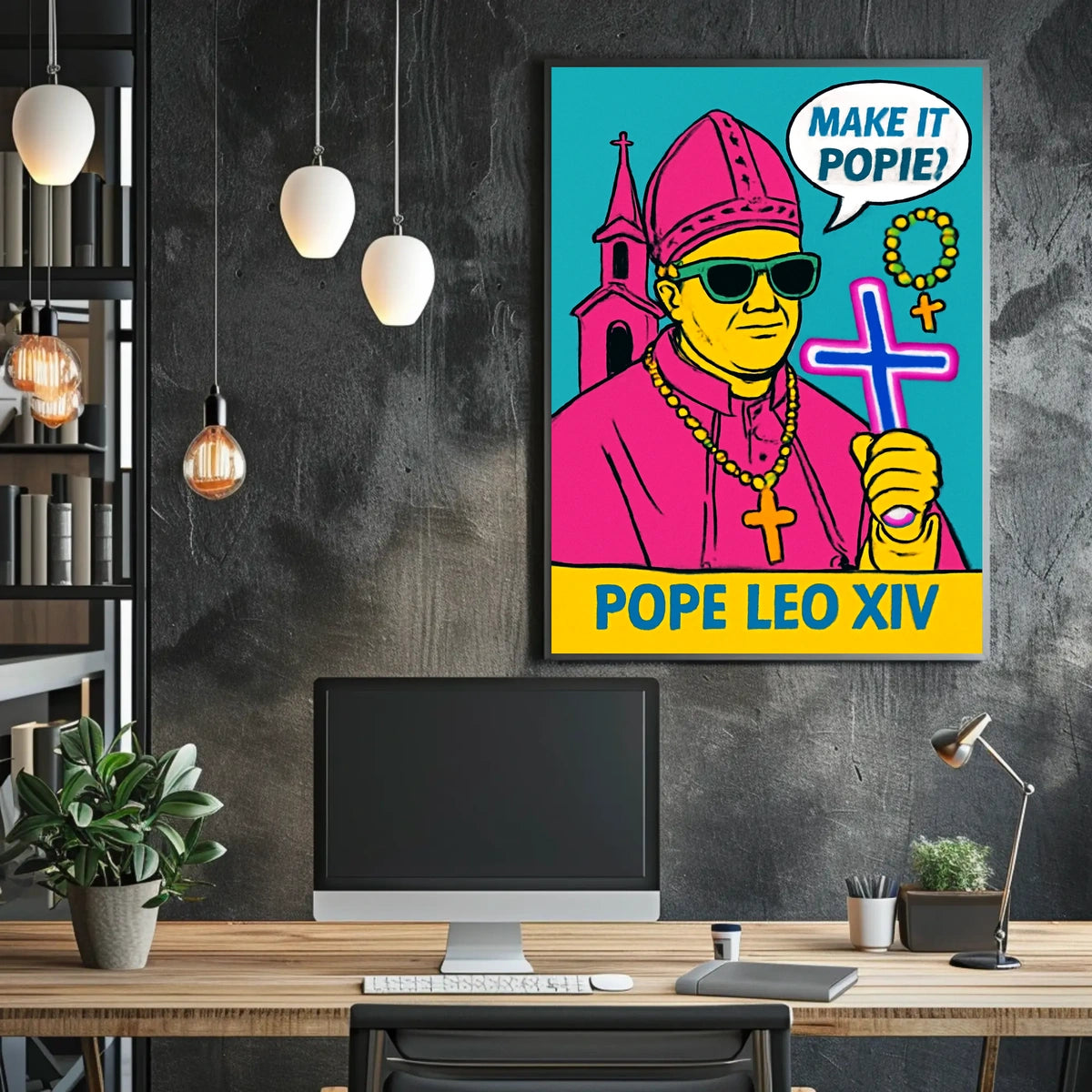 Pope Leo Xiv Poster