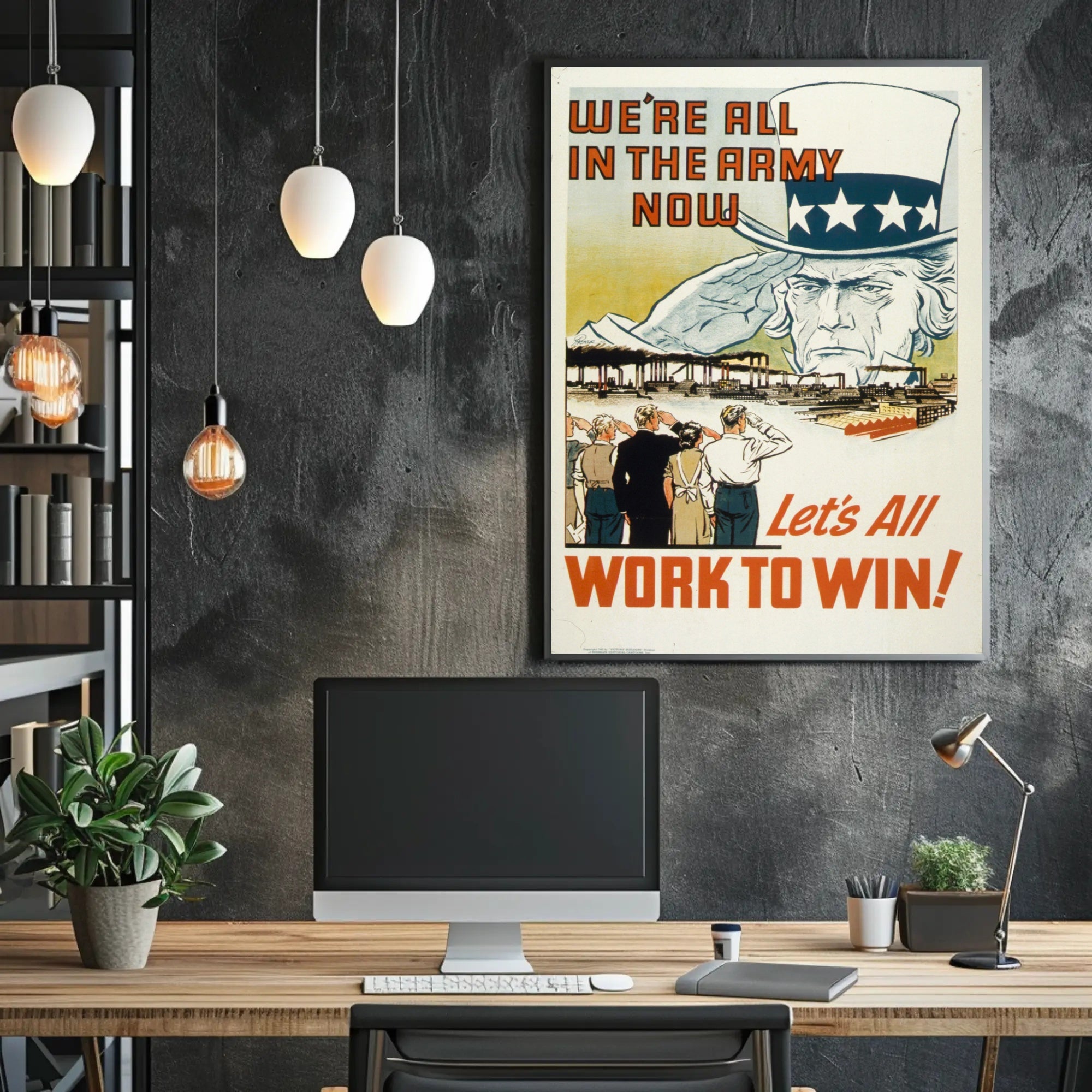 Unity on the Home Front WWII Poster