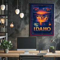 Idaho A Scenic Tribute Poster