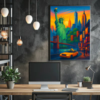Vibrant New York Cityscape