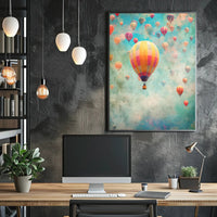 Colorful Balloon Festival Poster