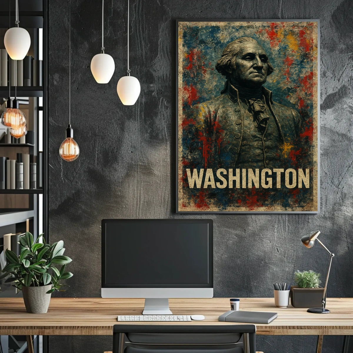 George Washington 1st President Poster