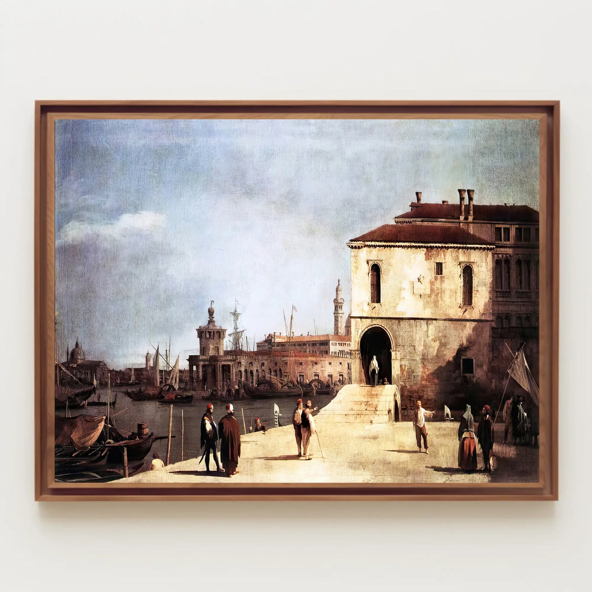 Venetian Harbor Scene: Cultural or Heritage Poster