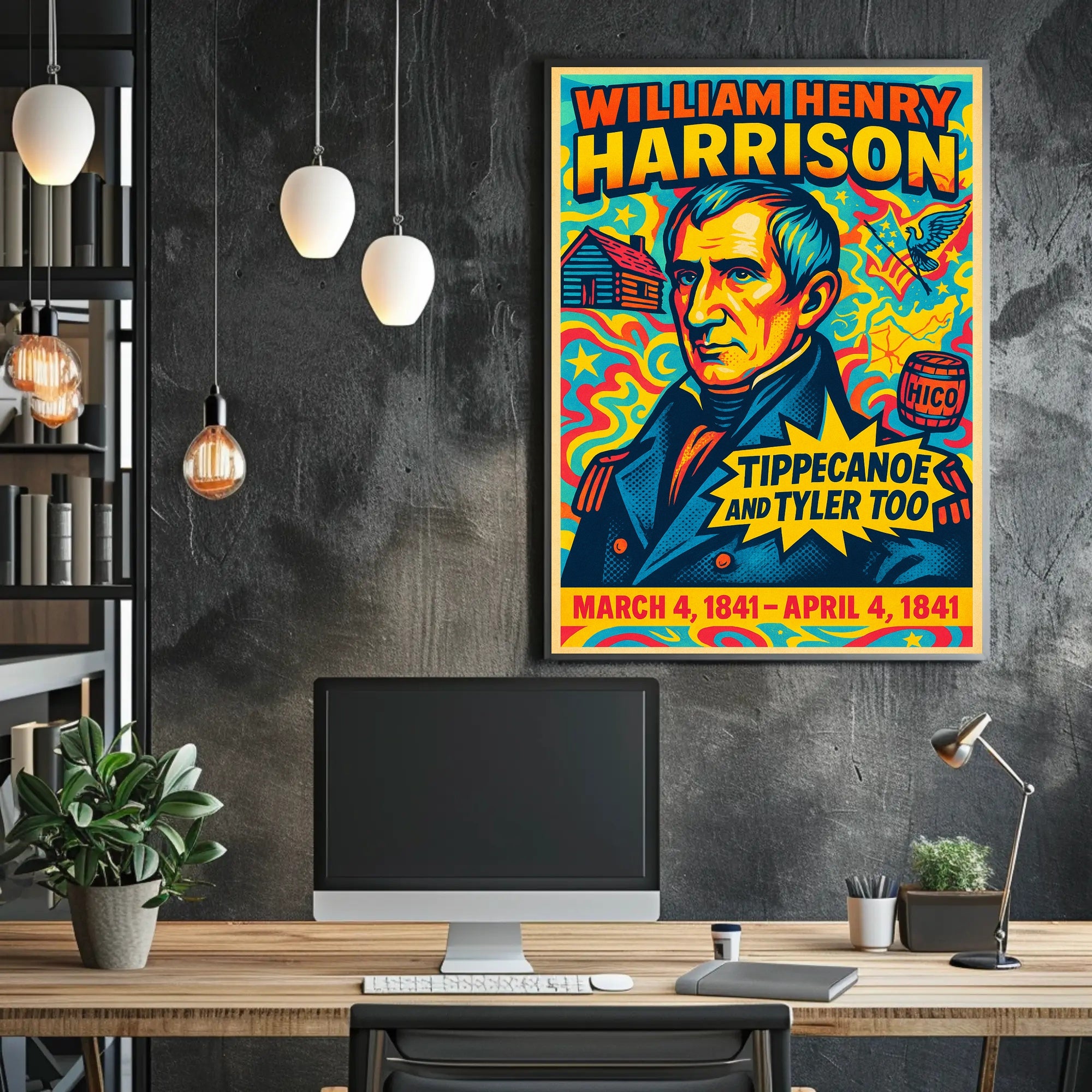 William Henry Harrison 9th President Poster PosterGoat