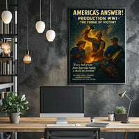 America's Answer: The Forge of Victory Poster