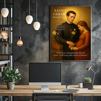 Saint Gerard Majella Poster PosterGoat