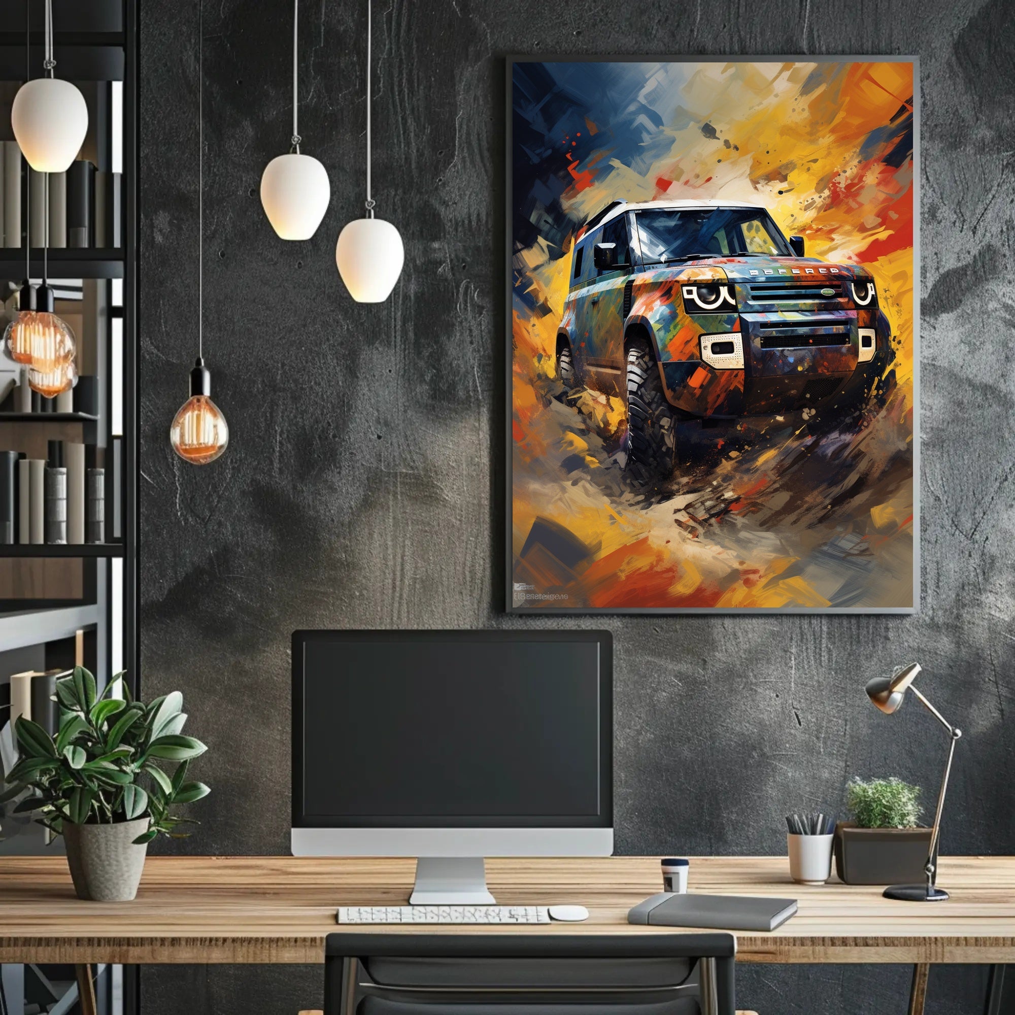 Dynamic Off-Road Adventure Poster PosterGoat