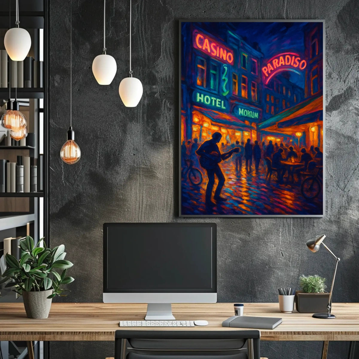 Neon Nights in Mokum Poster