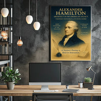 Alexander Hamilton Architect of the American Legacy Poster