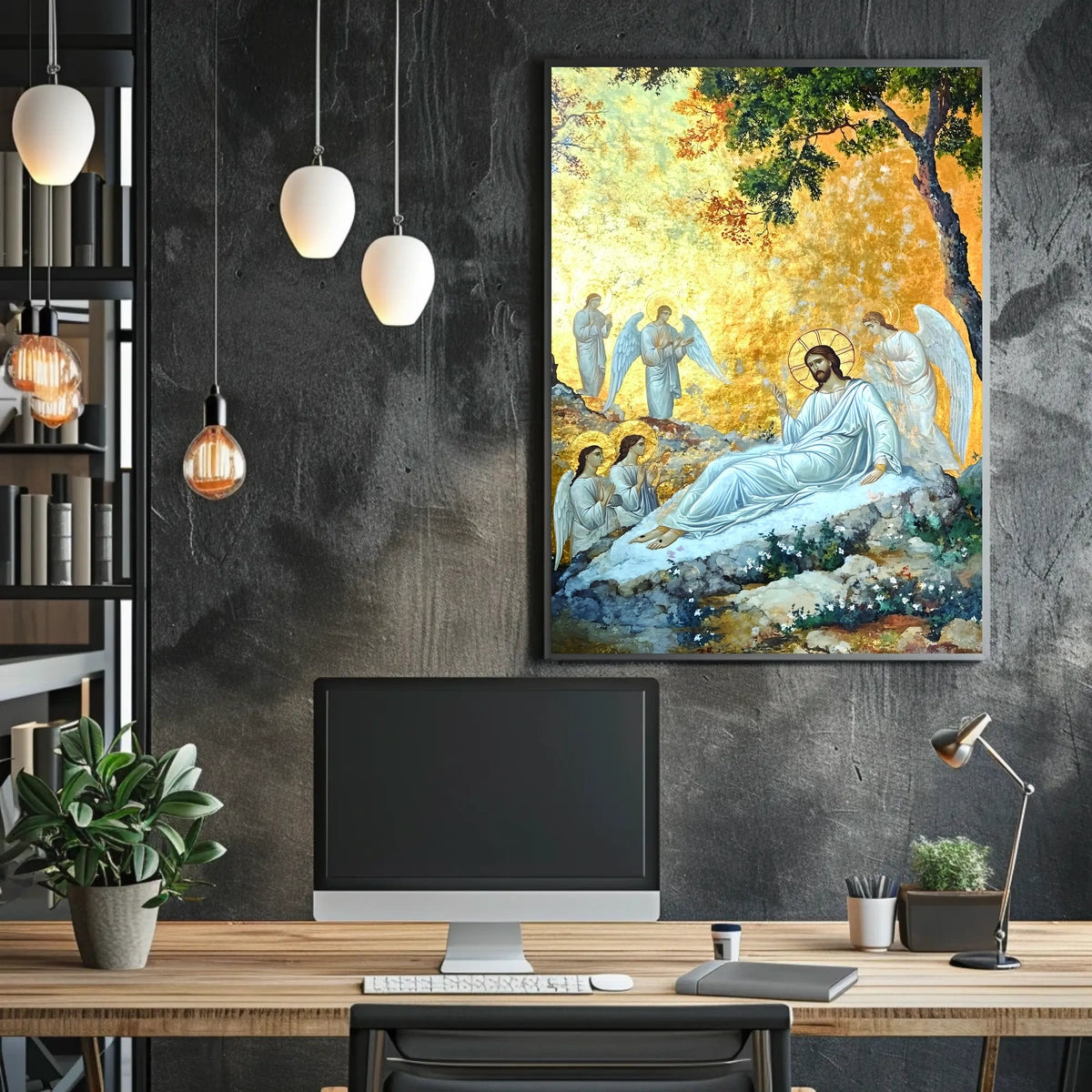 Serene Divine Gathering Poster