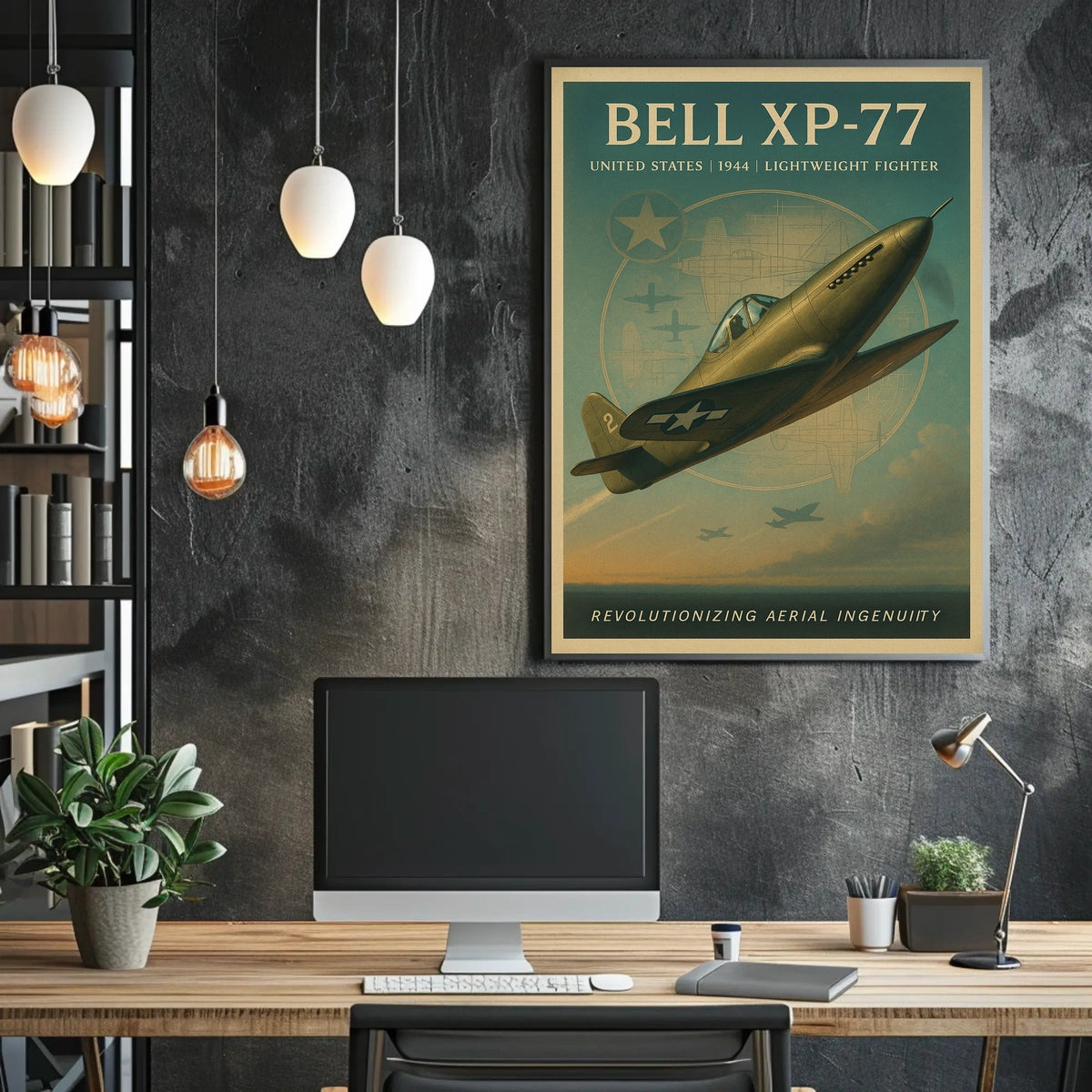 Bell XP-77 Lightweight Fighter Poster