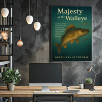 Guardians of the Deep Walleye Animal Poster