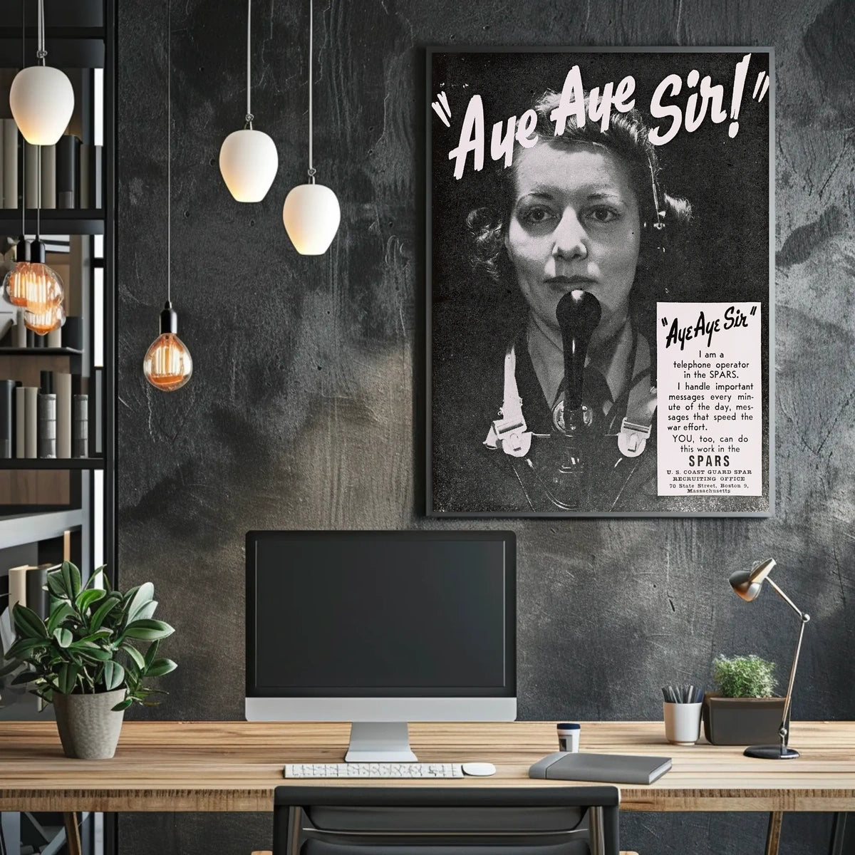 World War II SPARS Recruitment Military Recruitment Poster