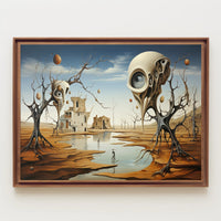 Dreamscape with Eerie Eye Trees Fantasy or Mythology Poster