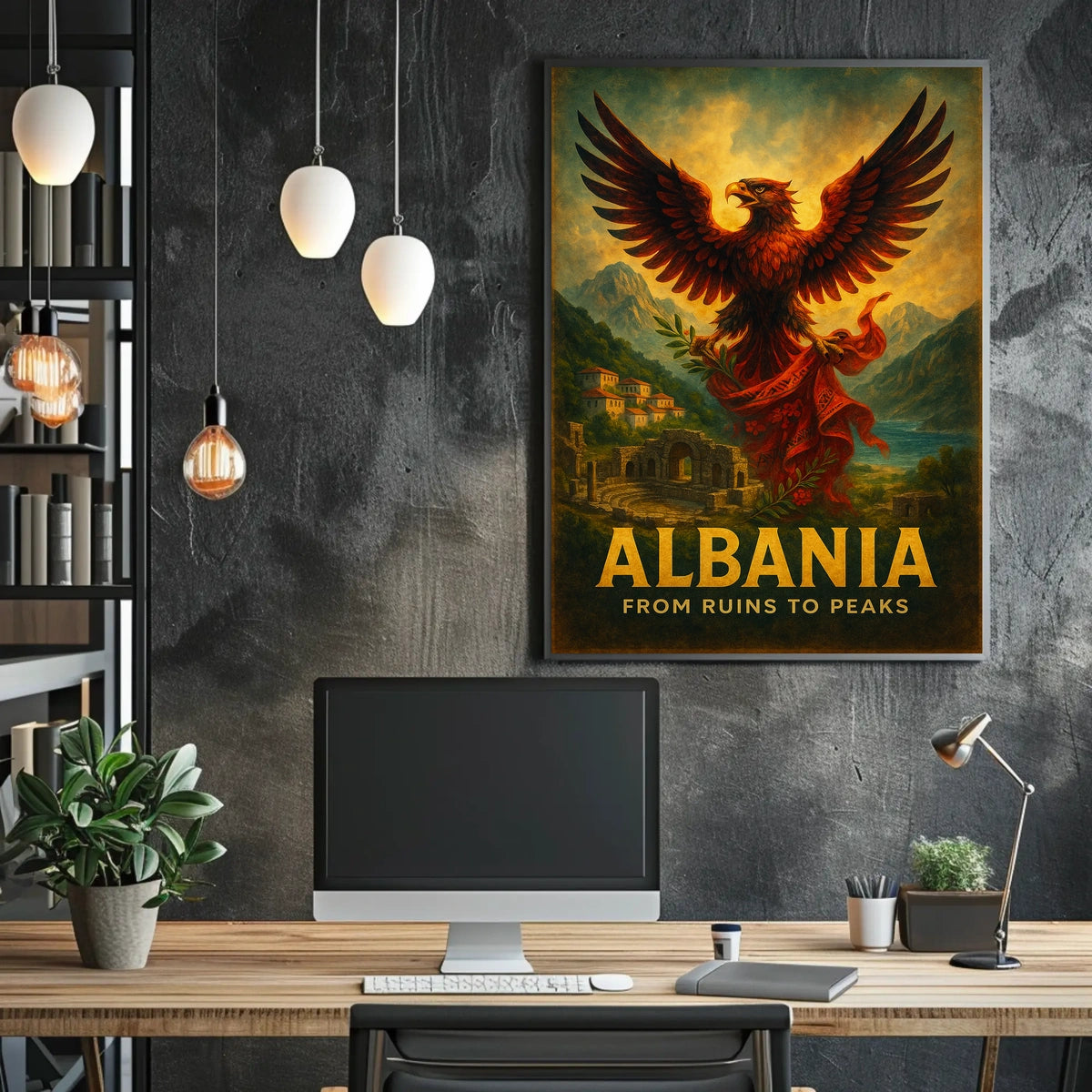 Albania From Ruins to Peaks Poster