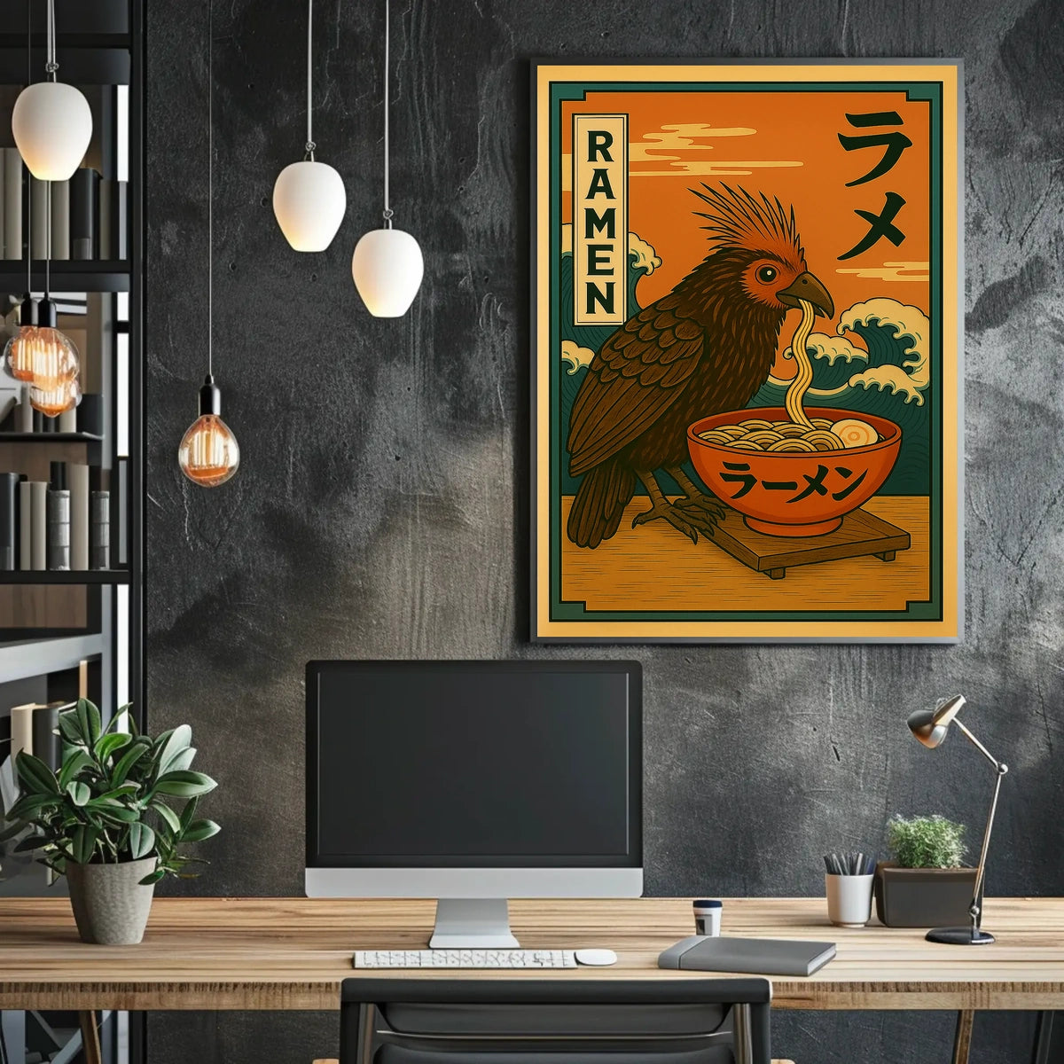 Ramen Bird Poster