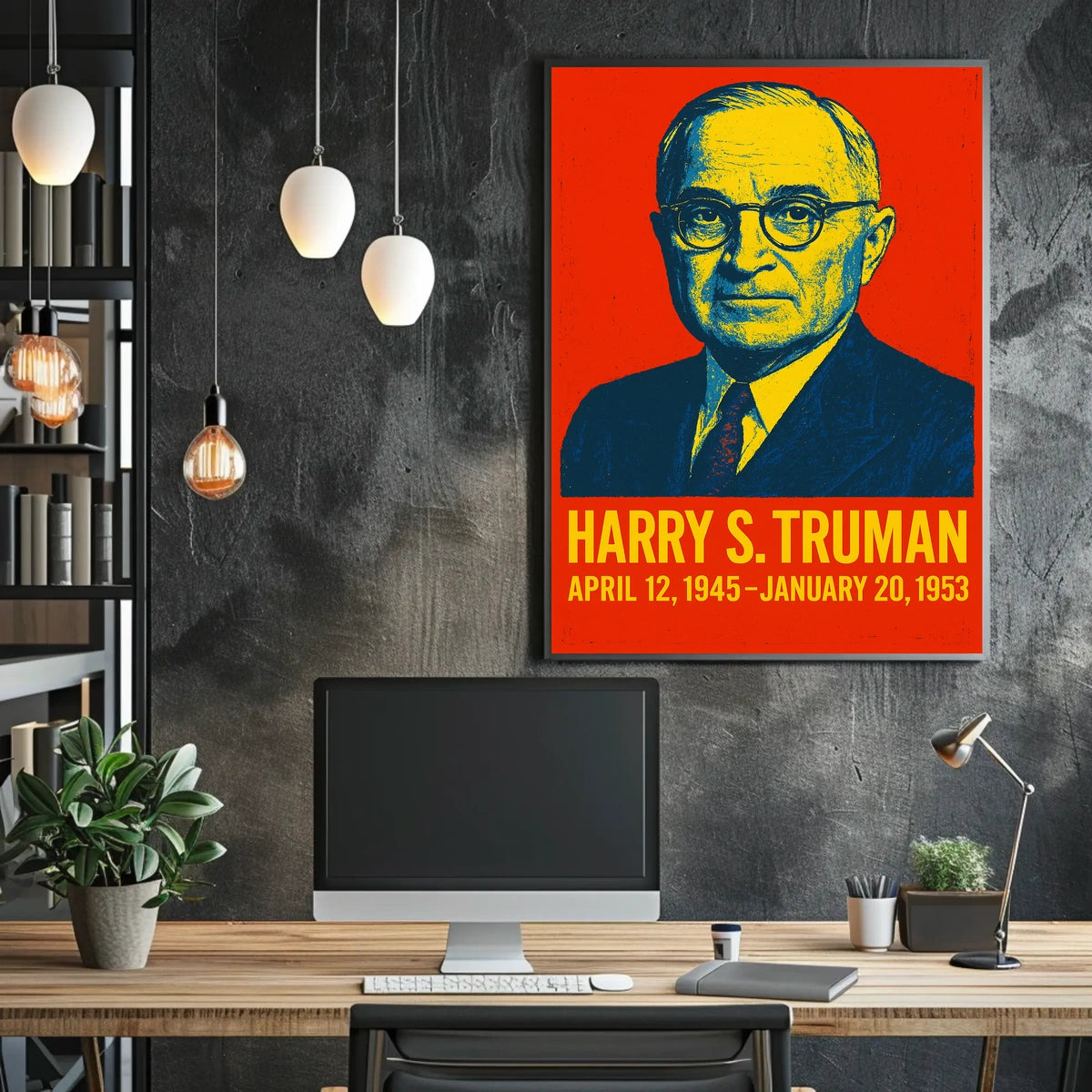 Harry S. Truman Presidential Term Poster