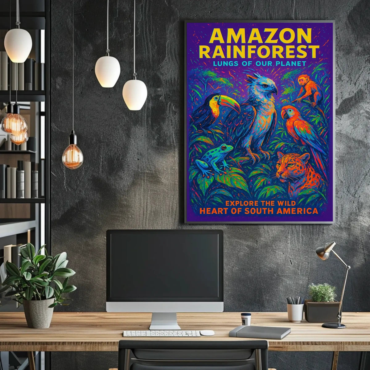 Amazon Rainforest Lungs of Our Planet Poster
