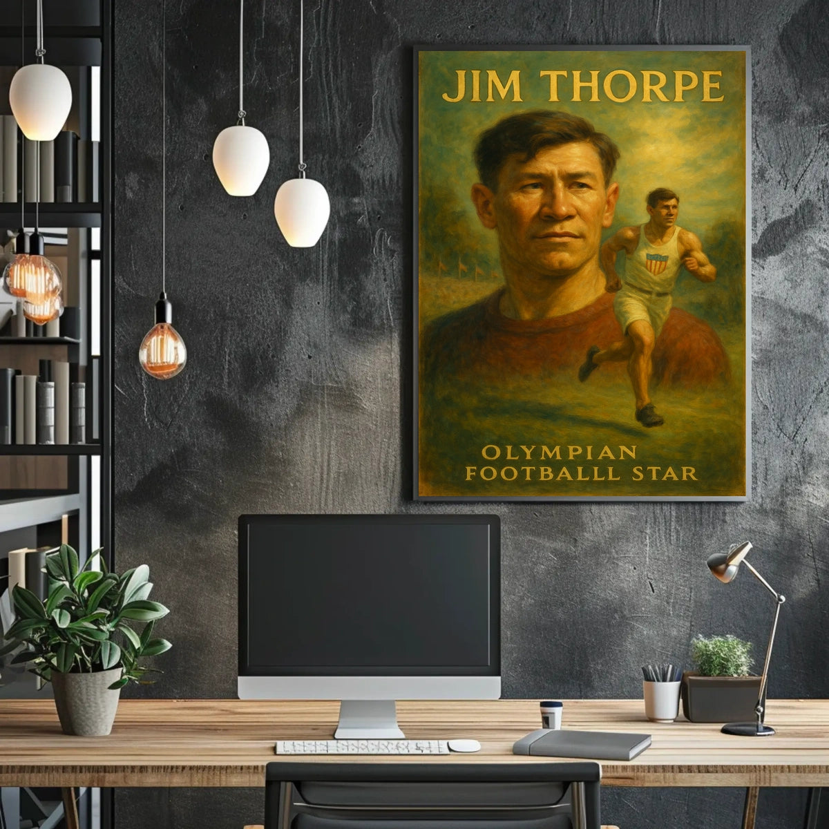 Legendary Athlete Tribute Poster