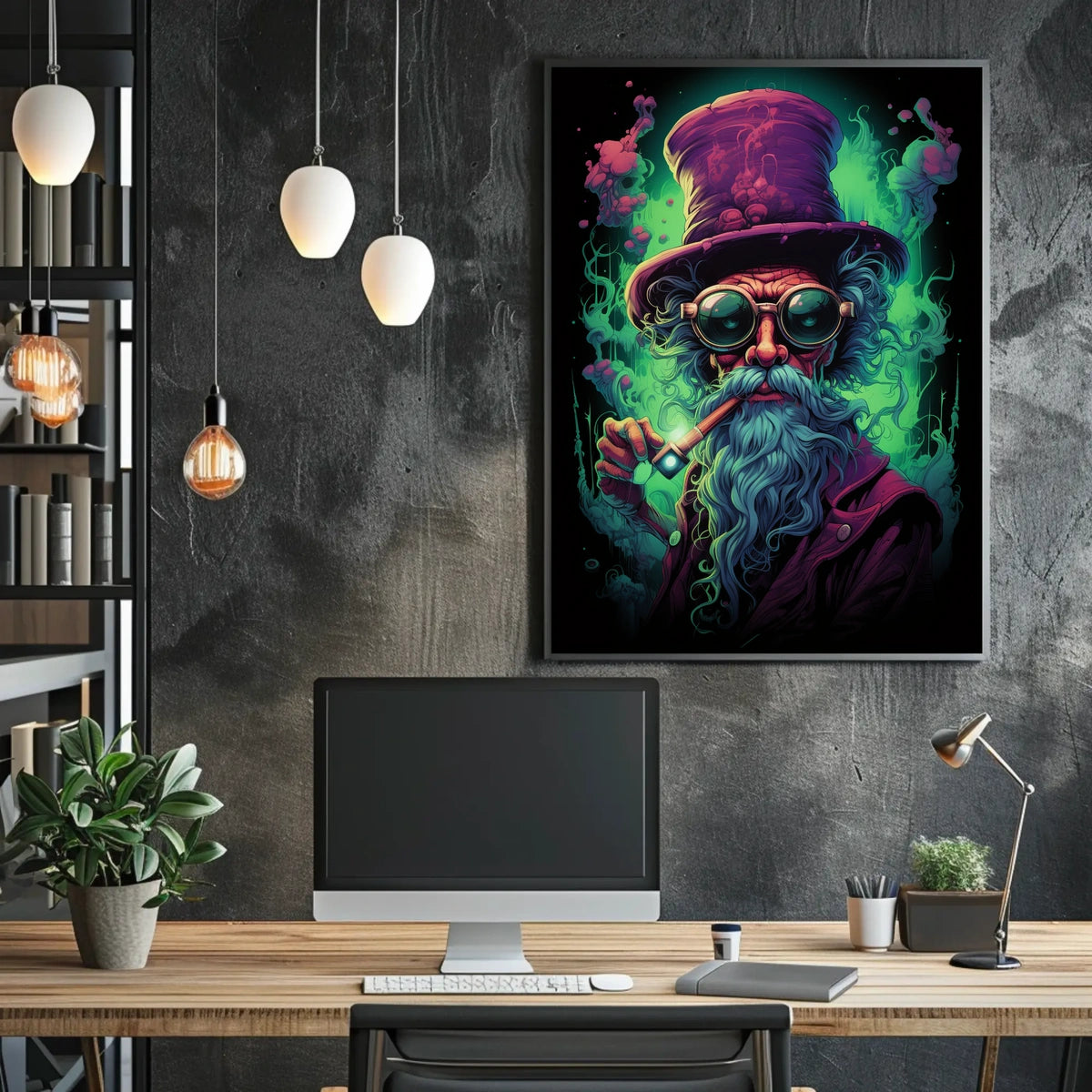 Whimsical Steampunk Wonderland: Abstract, Artistic, or Pop Culture Poster