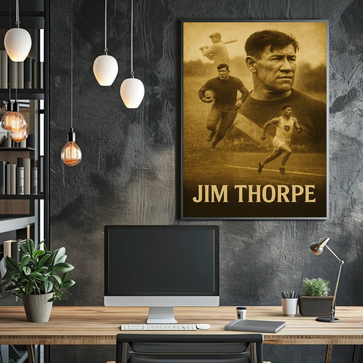 Jim Thorpe A Legendary Athlete Poster