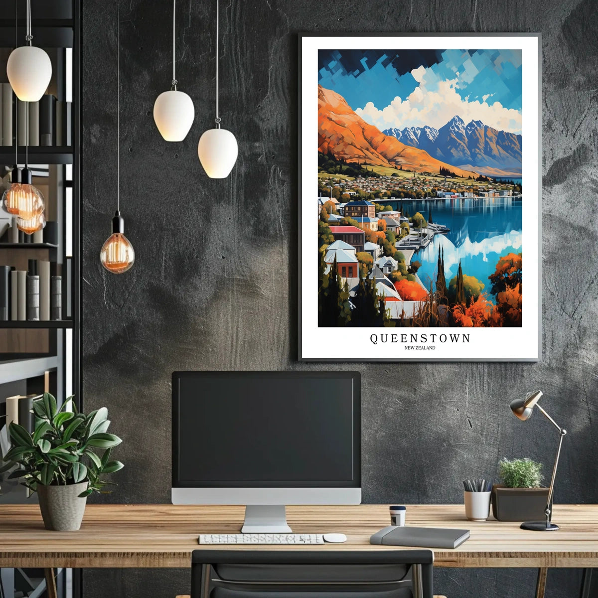 Queenstown New Zealand Poster