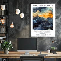 William Morris Cotton Prints Exhibition Poster