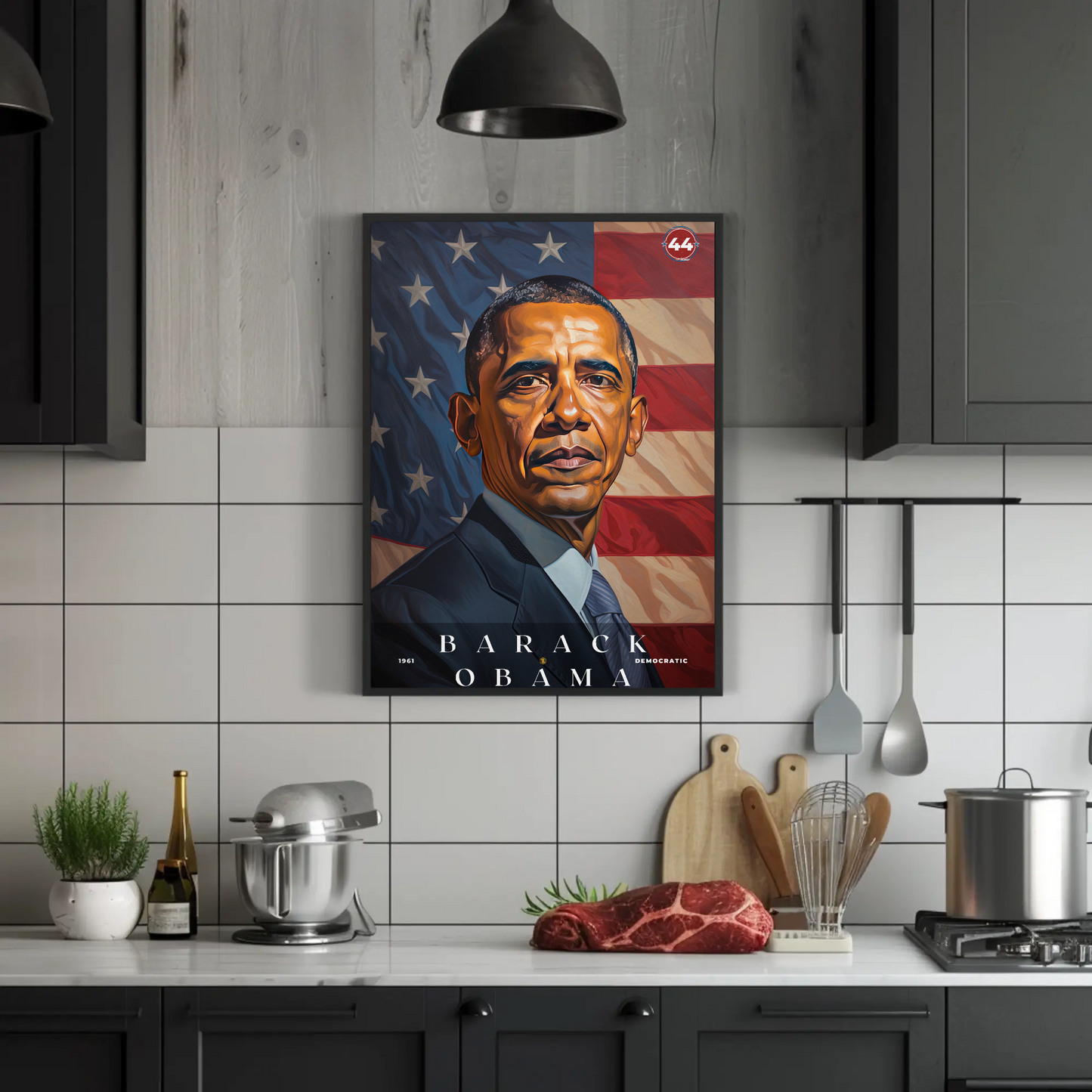 Barack Obama 44th President Of The United States Portrait