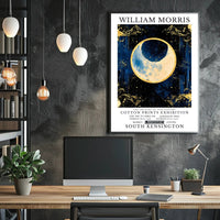 William Morris Cotton Prints Exhibition Poster