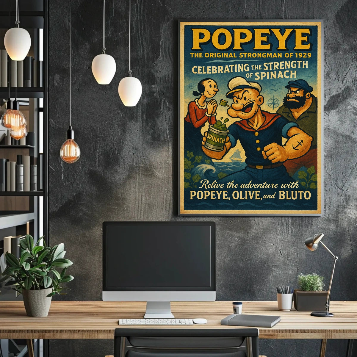 Popeye 1929 Art Poster POP-128