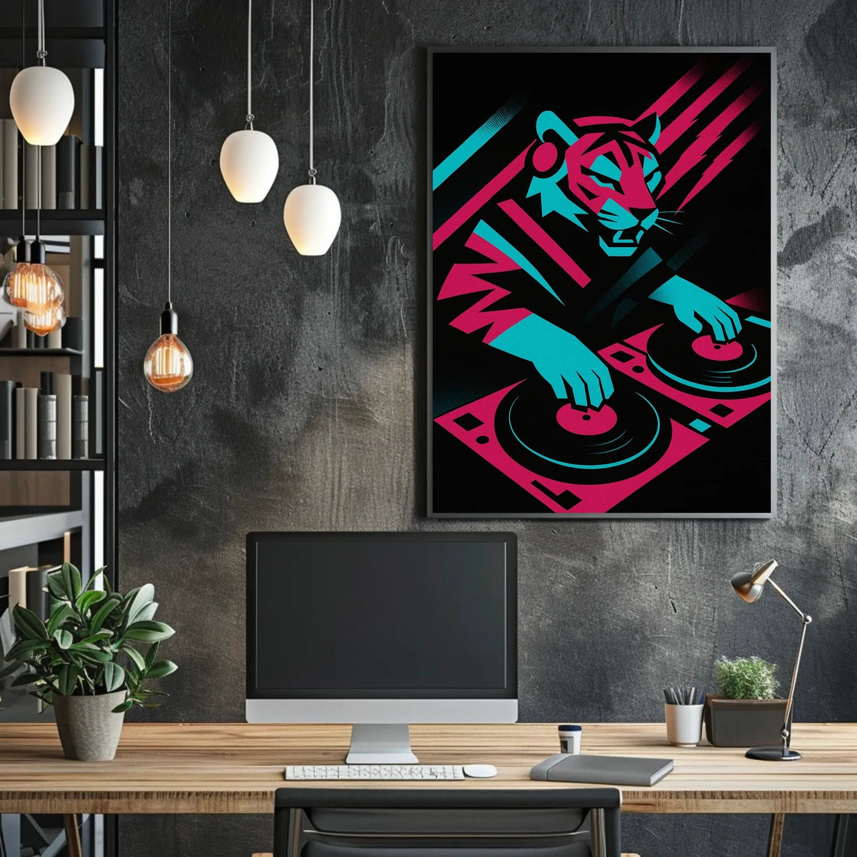 Dj Tiger Vibes Poster