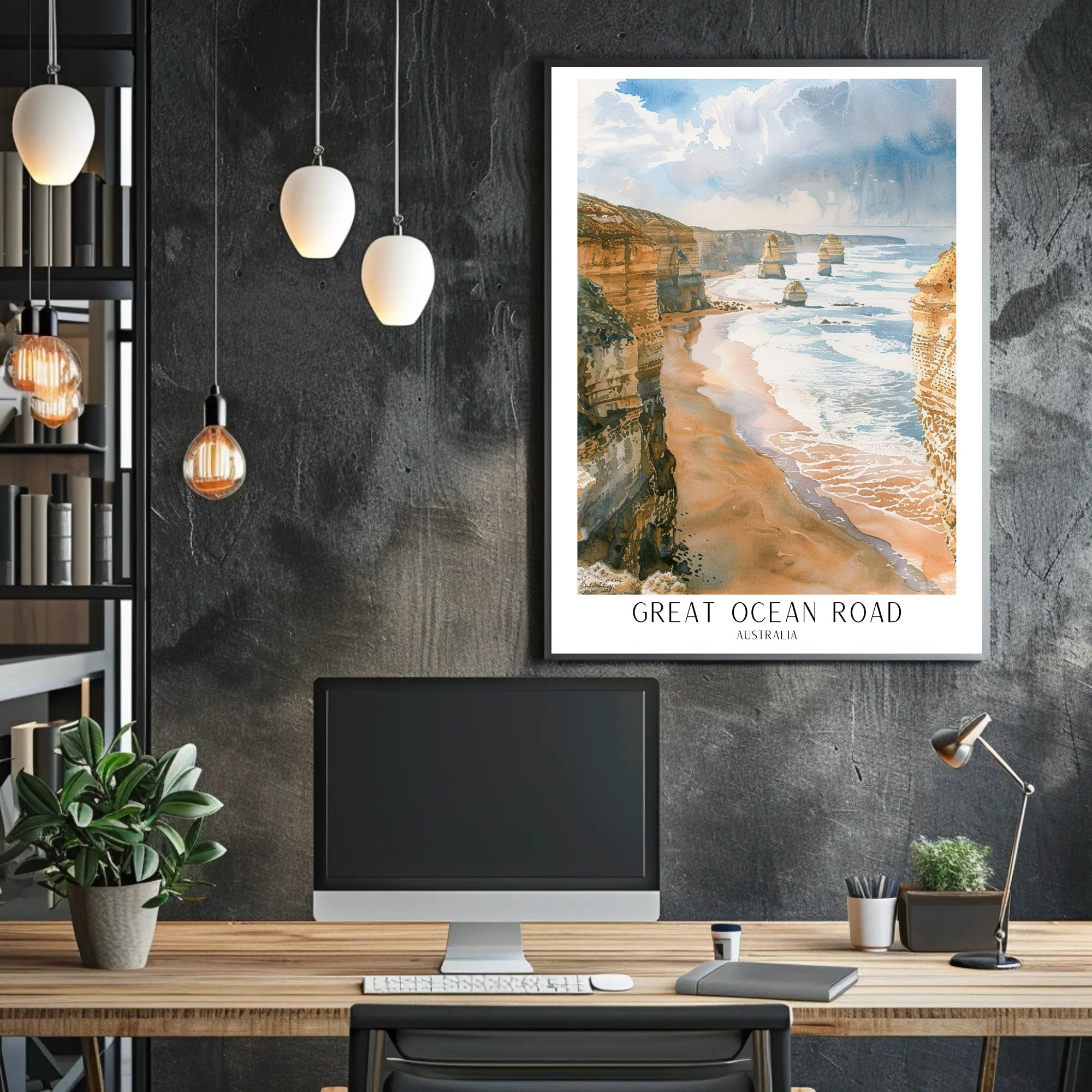 Great Ocean Road Scenic Travel Poster PosterGoat