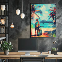 Vintage Art Deco Car Enthusiast Poster