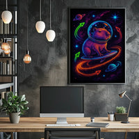 Cosmic Capybara Adventure Poster