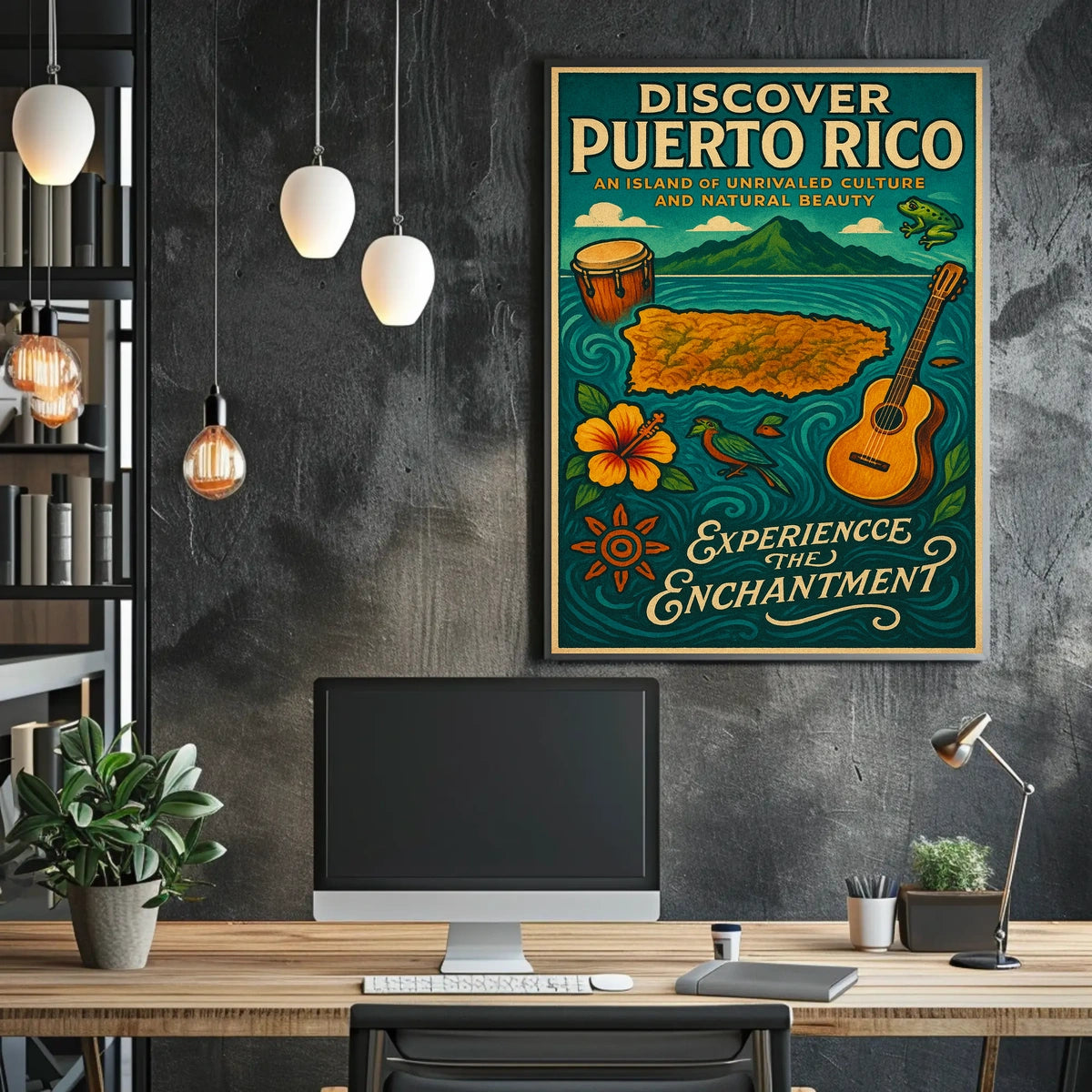 Discover Puerto Rico Poster
