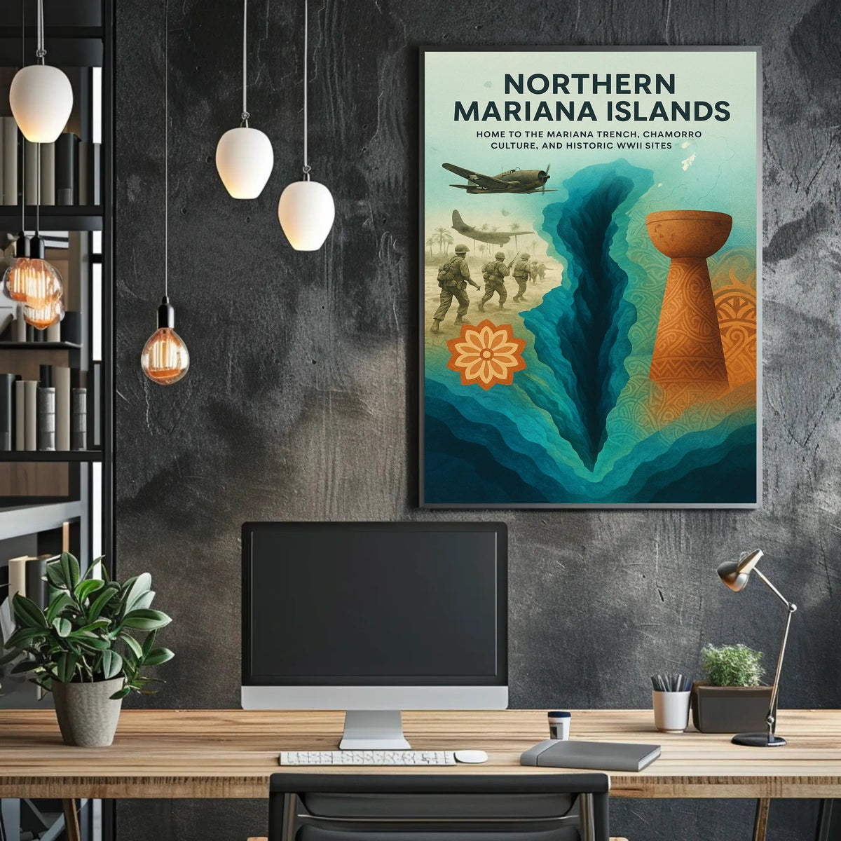 Discover the Northern Mariana Islands Poster
